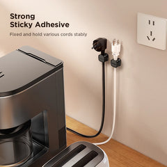 Joyroom Magnetic Cable Clips Cable Smooth Adjustable Cord Holder Under Desk Cable Management Wire Keeper Cable Organizer Holder